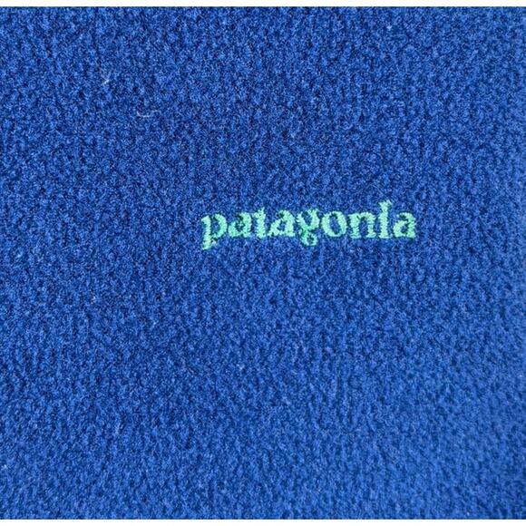Vintage Patagonia Men's XL Capilene Fleece Henley Base Layer Blue 90s gorpcore - Picture 7 of 9